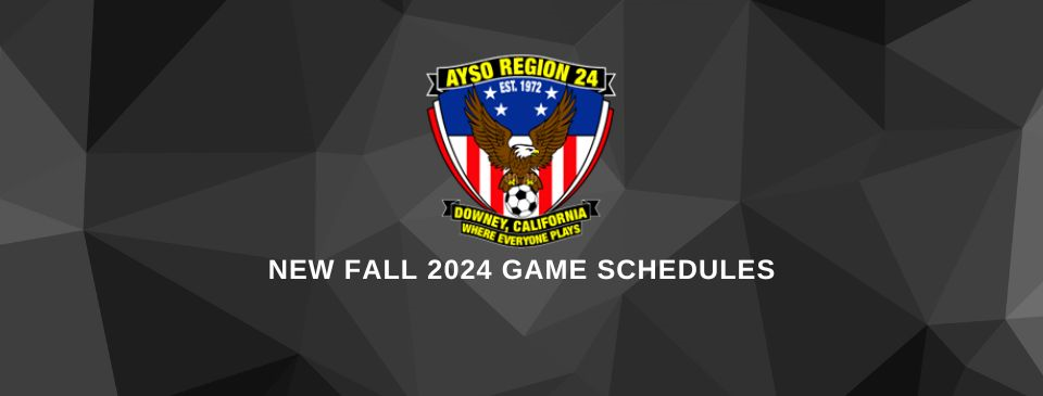 Fall 2024 Game Schedule 